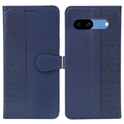 For Google Pixel 8a Case Magnetic Clasp Four-Leaf Clover Leather Phone Cover