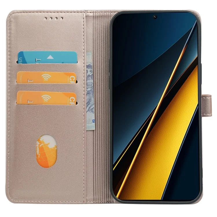 For Google Pixel 8a Case Magnetic Clasp Four-Leaf Clover Leather Phone Cover