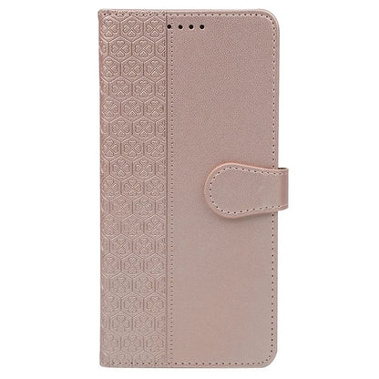 For Google Pixel 8a Case Magnetic Clasp Four-Leaf Clover Leather Phone Cover