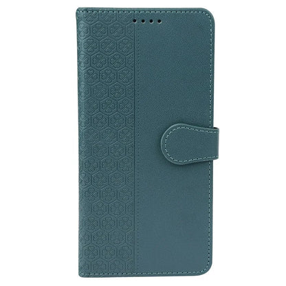For Google Pixel 8a Case Magnetic Clasp Four-Leaf Clover Leather Phone Cover
