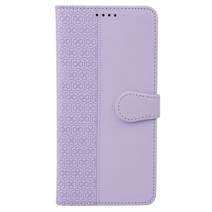 For Google Pixel 8a Case Magnetic Clasp Four-Leaf Clover Leather Phone Cover
