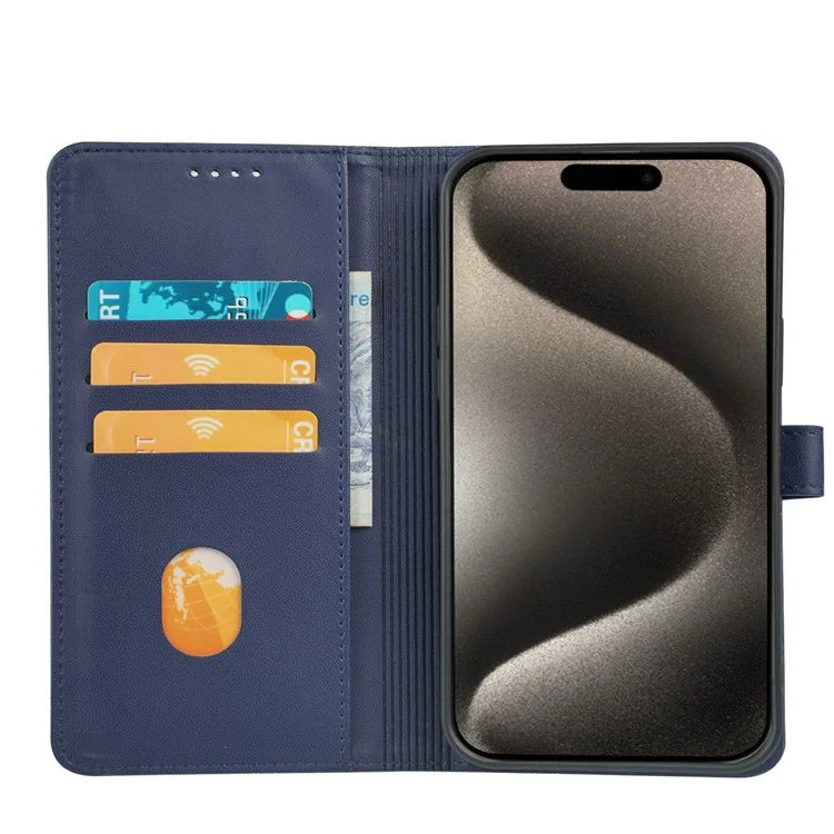 For iPhone 14 Pro Max Case Magnetic Clasp Four-Leaf Clover Leather Phone Cover