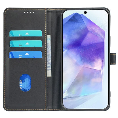 For Samsung Galaxy A05s 4G Case Magnetic Clasp Four-Leaf Clover Leather Phone Cover
