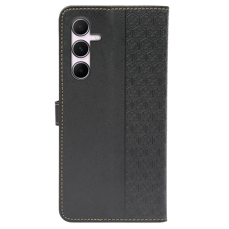 For Samsung Galaxy A05s 4G Case Magnetic Clasp Four-Leaf Clover Leather Phone Cover