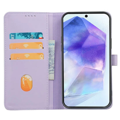 For Samsung Galaxy A05s 4G Case Magnetic Clasp Four-Leaf Clover Leather Phone Cover
