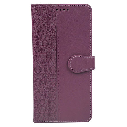 For Samsung Galaxy A35 5G Case Magnetic Clasp Four-Leaf Clover Leather Phone Cover