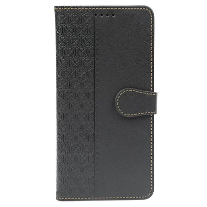 For Samsung Galaxy A25 5G (Global) (161.0 X 76.5 X 8.3mm) Case Magnetic Clasp Four-Leaf Clover Leather Phone Cover