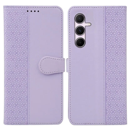 For Samsung Galaxy A25 5G (Global) (161.0 X 76.5 X 8.3mm) Case Magnetic Clasp Four-Leaf Clover Leather Phone Cover