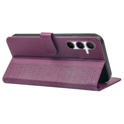 For Samsung Galaxy A15 5G  /  A15 4G Case Magnetic Clasp Four-Leaf Clover Leather Phone Cover