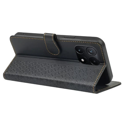 For Xiaomi Poco X6 Pro 5G  /  Redmi K70E 5G Case Magnetic Clasp Four-Leaf Clover Leather Phone Cover