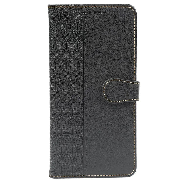 For Xiaomi Poco X6 Pro 5G  /  Redmi K70E 5G Case Magnetic Clasp Four-Leaf Clover Leather Phone Cover