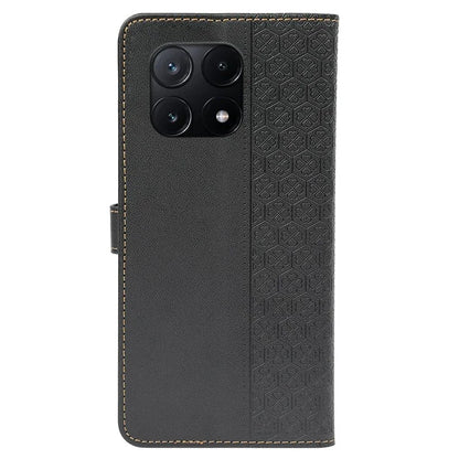 For Xiaomi Poco X6 Pro 5G  /  Redmi K70E 5G Case Magnetic Clasp Four-Leaf Clover Leather Phone Cover