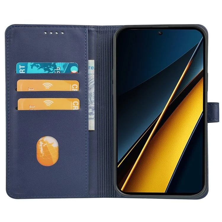 For Xiaomi Poco X6 Pro 5G  /  Redmi K70E 5G Case Magnetic Clasp Four-Leaf Clover Leather Phone Cover