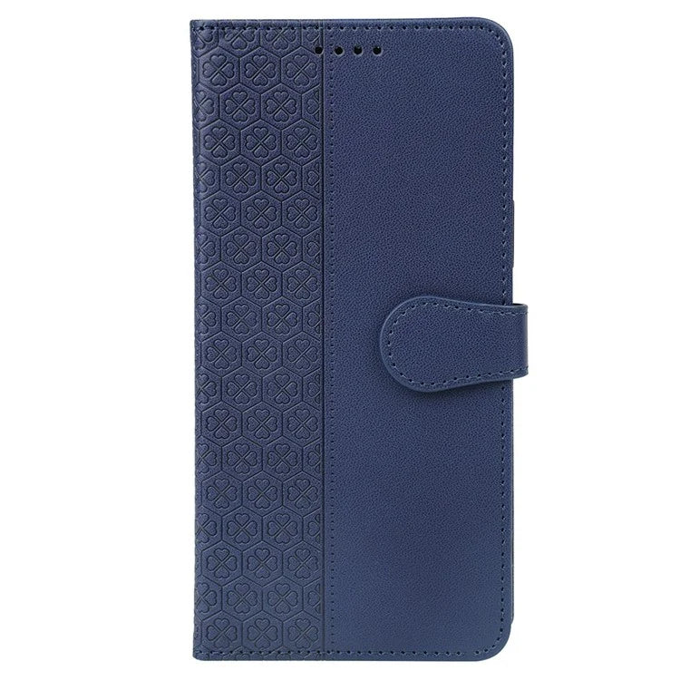 For Xiaomi Poco X6 Pro 5G  /  Redmi K70E 5G Case Magnetic Clasp Four-Leaf Clover Leather Phone Cover