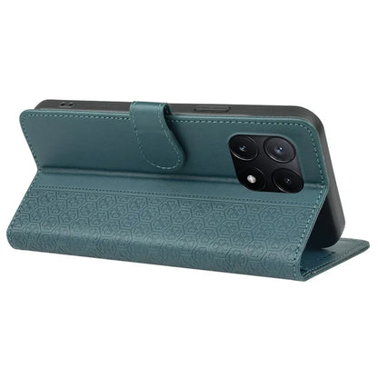 For Xiaomi Poco X6 Pro 5G  /  Redmi K70E 5G Case Magnetic Clasp Four-Leaf Clover Leather Phone Cover