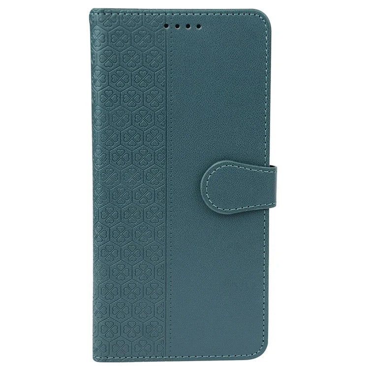 For Xiaomi Poco X6 Pro 5G  /  Redmi K70E 5G Case Magnetic Clasp Four-Leaf Clover Leather Phone Cover