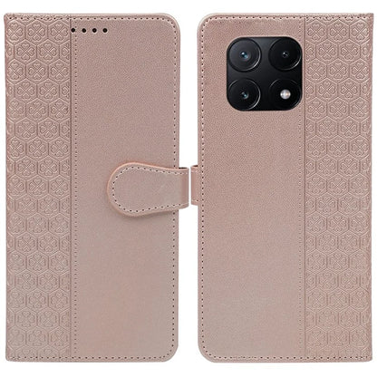 For Xiaomi Poco X6 Pro 5G  /  Redmi K70E 5G Case Magnetic Clasp Four-Leaf Clover Leather Phone Cover