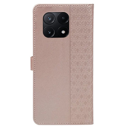 For Xiaomi Poco X6 Pro 5G  /  Redmi K70E 5G Case Magnetic Clasp Four-Leaf Clover Leather Phone Cover