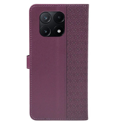 For Xiaomi Poco X6 Pro 5G  /  Redmi K70E 5G Case Magnetic Clasp Four-Leaf Clover Leather Phone Cover