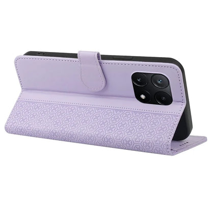 For Xiaomi Poco X6 Pro 5G  /  Redmi K70E 5G Case Magnetic Clasp Four-Leaf Clover Leather Phone Cover