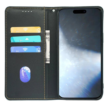 For iPhone 16 Plus Case Four-Leaf Clover Leather Flip Phone Cover Stand Wallet