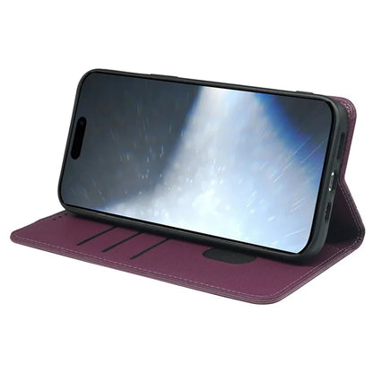 For iPhone 16 Plus Case Four-Leaf Clover Leather Flip Phone Cover Stand Wallet