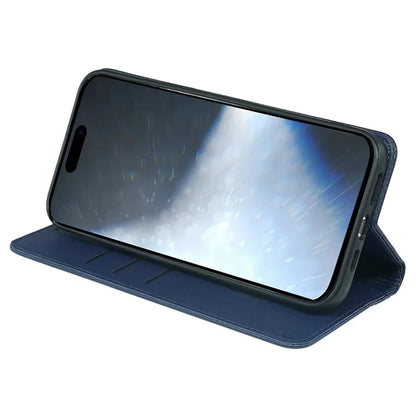 For iPhone 16 Plus Case Four-Leaf Clover Leather Flip Phone Cover Stand Wallet