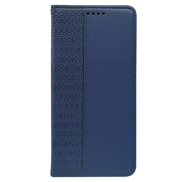For iPhone 16 Plus Case Four-Leaf Clover Leather Flip Phone Cover Stand Wallet