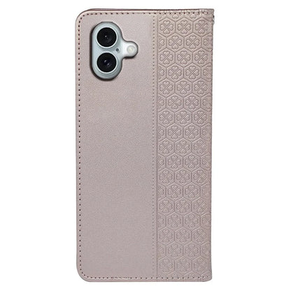 For iPhone 16 Plus Case Four-Leaf Clover Leather Flip Phone Cover Stand Wallet