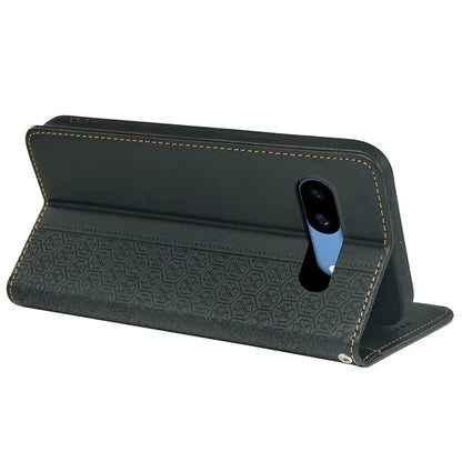 For Google Pixel 8a Case Four-Leaf Clover Leather Flip Phone Cover Stand Wallet