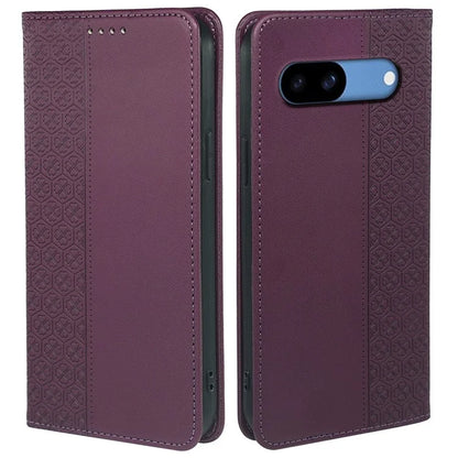 For Google Pixel 8a Case Four-Leaf Clover Leather Flip Phone Cover Stand Wallet