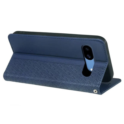 For Google Pixel 8a Case Four-Leaf Clover Leather Flip Phone Cover Stand Wallet