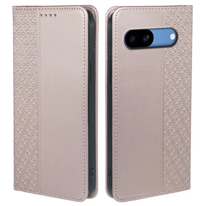 For Google Pixel 8a Case Four-Leaf Clover Leather Flip Phone Cover Stand Wallet