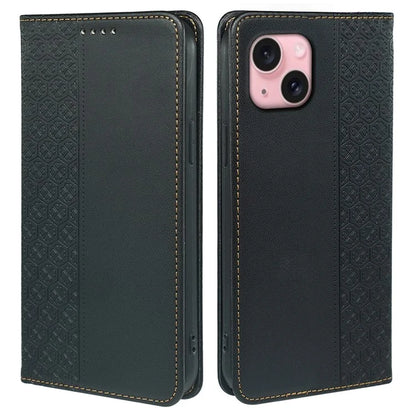 For iPhone 14 Case Four-Leaf Clover Leather Flip Phone Cover Stand Wallet