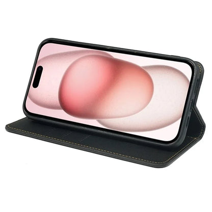 For iPhone 14 Case Four-Leaf Clover Leather Flip Phone Cover Stand Wallet