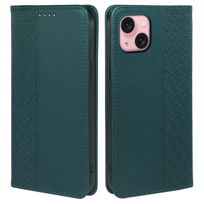 For iPhone 14 Case Four-Leaf Clover Leather Flip Phone Cover Stand Wallet
