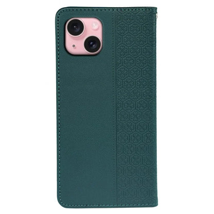 For iPhone 14 Case Four-Leaf Clover Leather Flip Phone Cover Stand Wallet