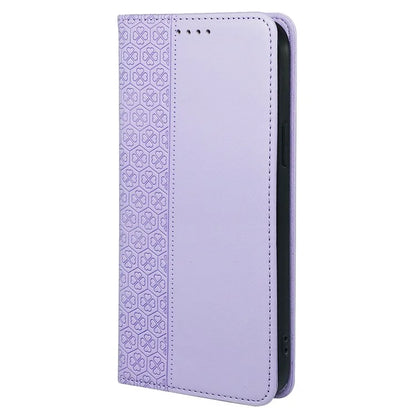 For iPhone 14 Case Four-Leaf Clover Leather Flip Phone Cover Stand Wallet
