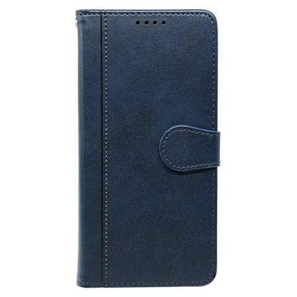 For iPhone 16 Plus Case Calf Texture Leather Stand Book Style Phone Cover