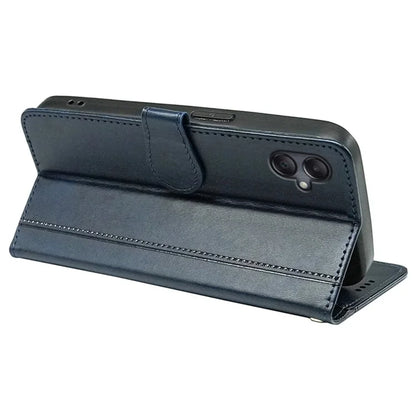 For Samsung Galaxy A06 Case Calf Texture Leather Stand Book Style Phone Cover