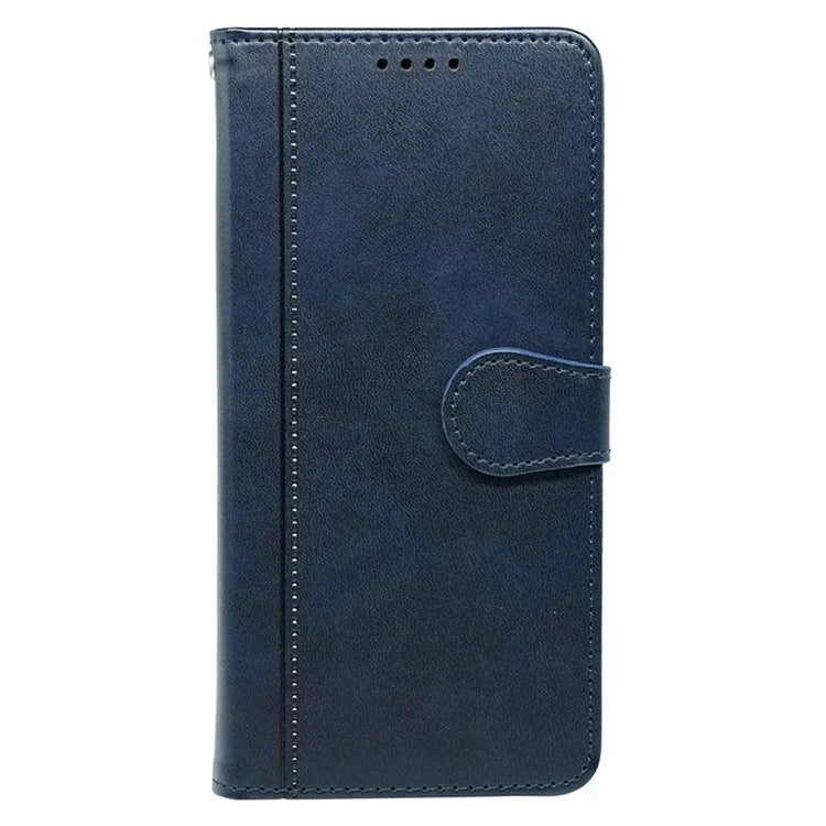 For Samsung Galaxy A06 Case Calf Texture Leather Stand Book Style Phone Cover