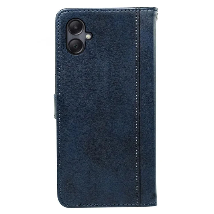 For Samsung Galaxy A06 Case Calf Texture Leather Stand Book Style Phone Cover