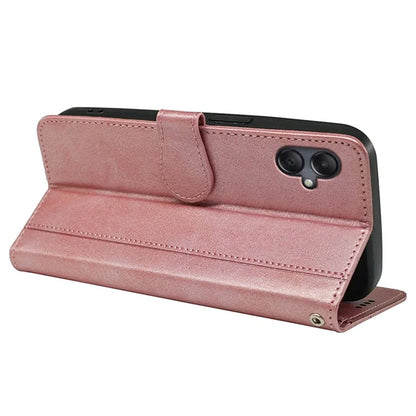 For Samsung Galaxy A06 Case Calf Texture Leather Stand Book Style Phone Cover