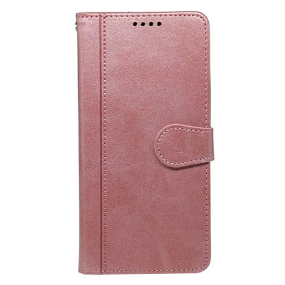 For Samsung Galaxy A06 Case Calf Texture Leather Stand Book Style Phone Cover