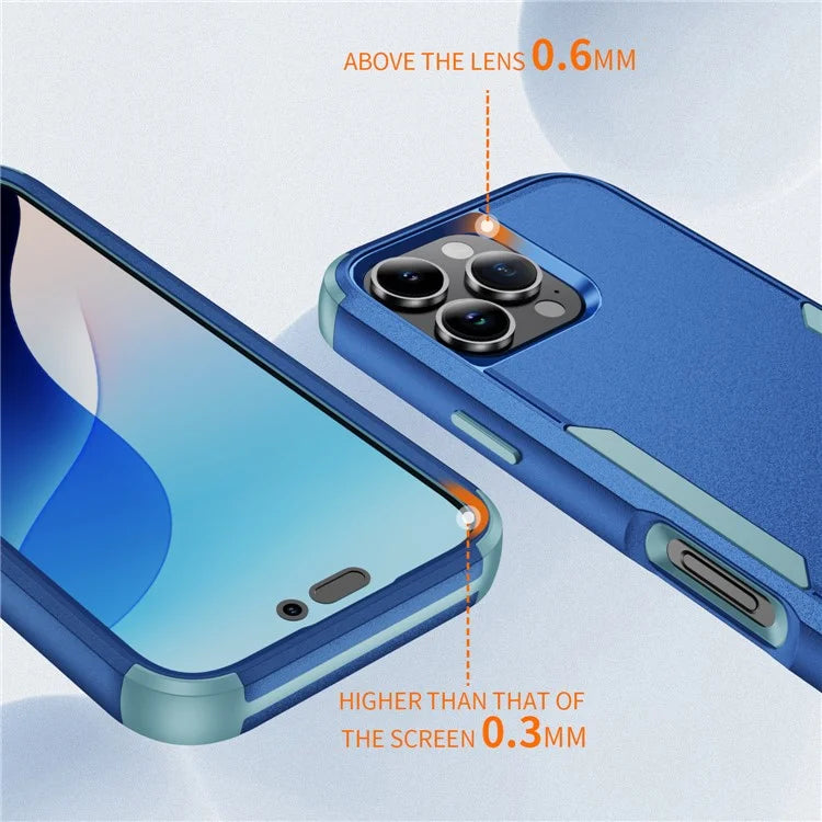 Commuter Series For iPhone 16 Pro Max Case 3-in-1 Shockproof TPU+PC Phone Cover