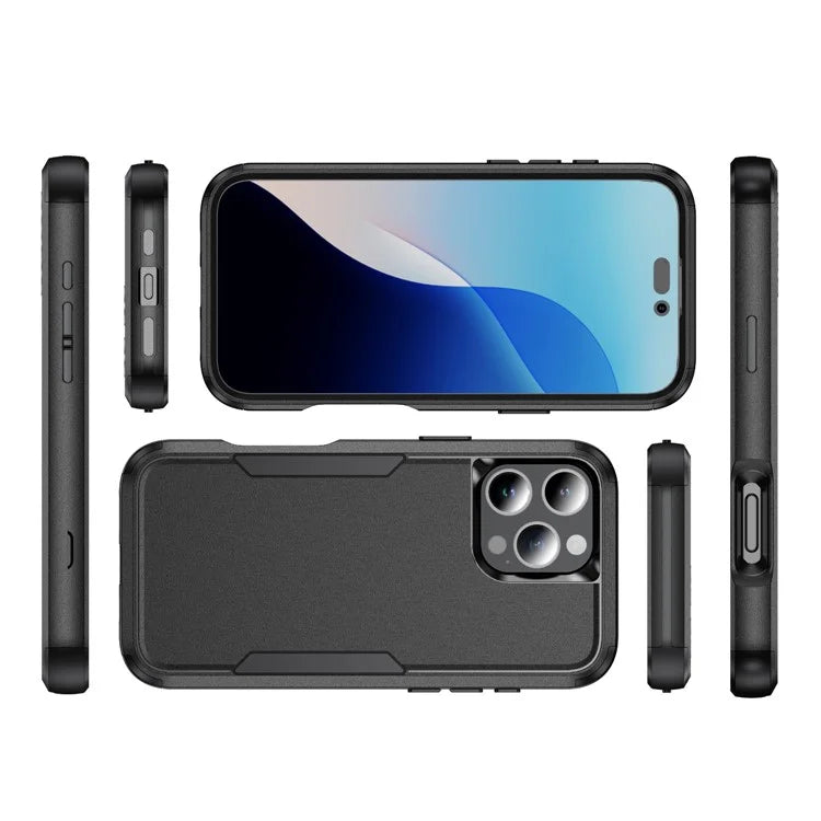 Commuter Series For iPhone 16 Pro Max Case 3-in-1 Shockproof TPU+PC Phone Cover