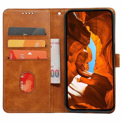 For Samsung Galaxy A16 5G Case Calf Texture Leather Stand Book Style Phone Cover