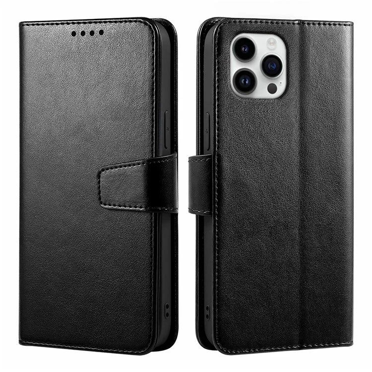 For iPhone 16 Pro Case Card Holder Wallet Leather Phone Cover