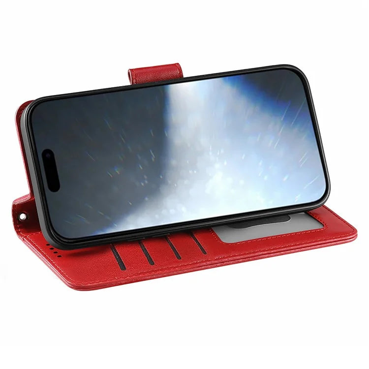 For iPhone 16 Pro Case Card Holder Wallet Leather Phone Cover