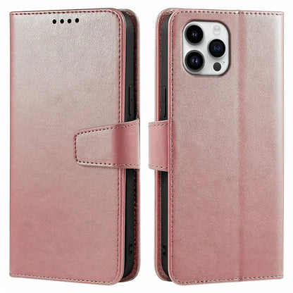 For iPhone 16 Pro Case Card Holder Wallet Leather Phone Cover
